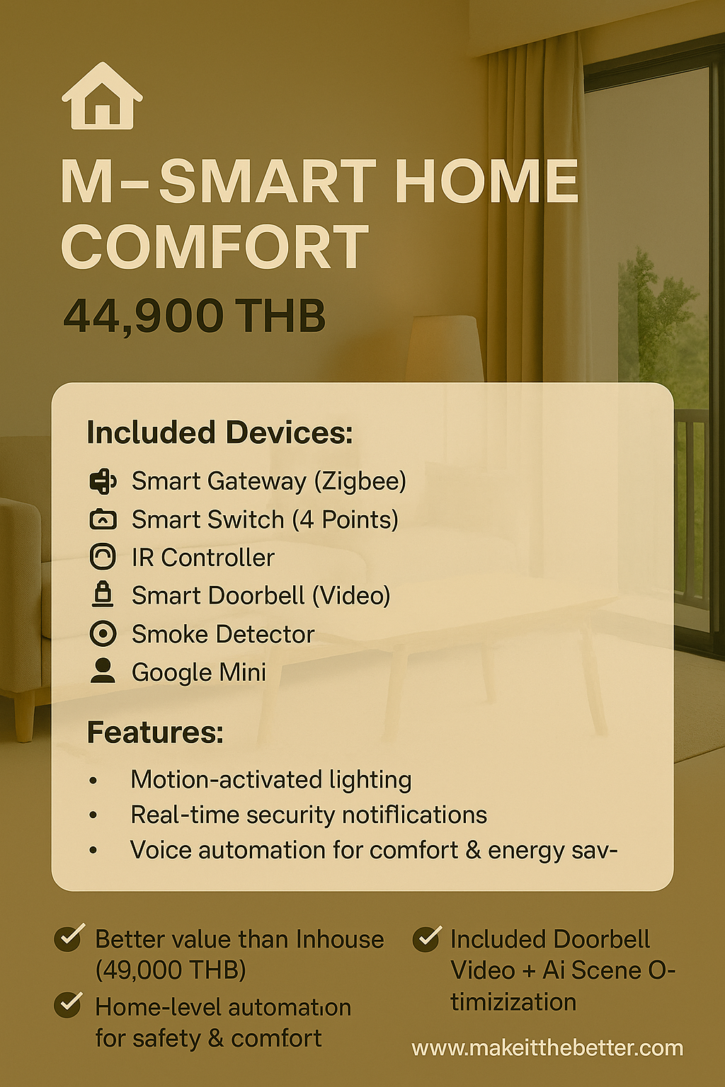 M – SMART HOME COMFORT